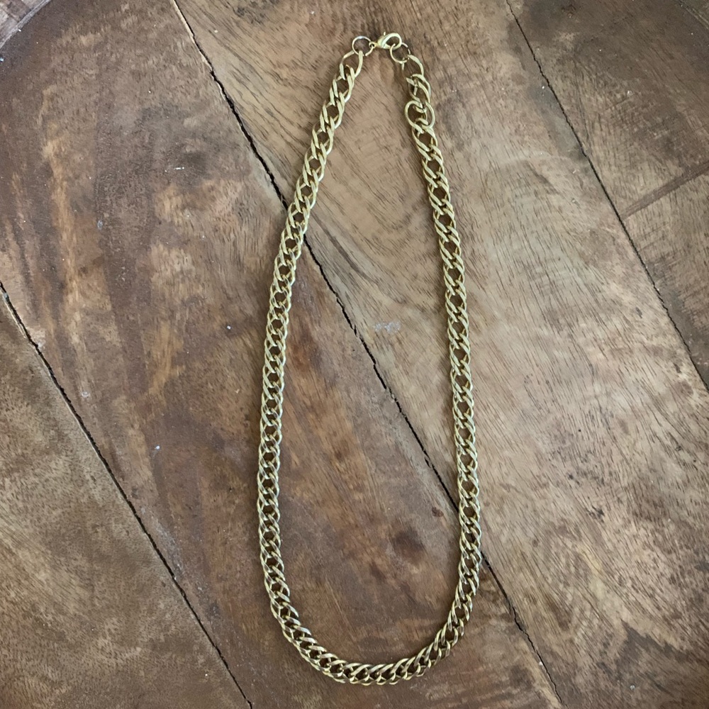 Vintage gold chain necklace